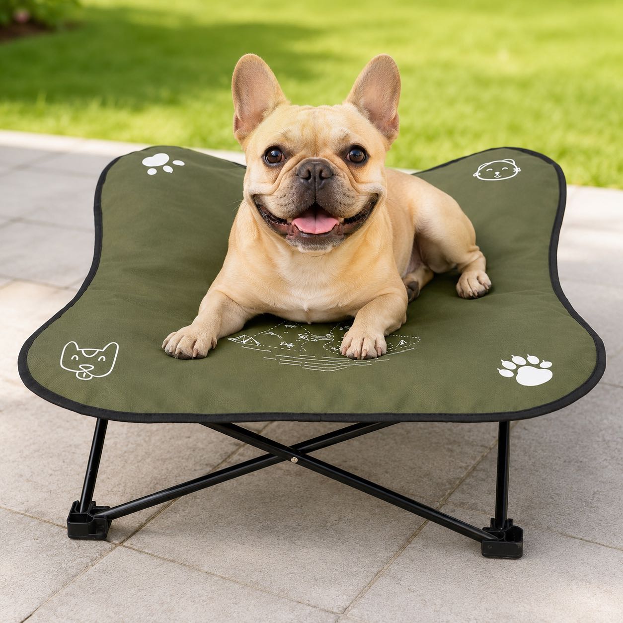 Elevated Dog Bed – Indoor & Outdoor Portable Folding Cot