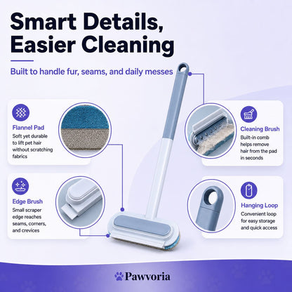 4-in-1 Pet Hair Remover Brush