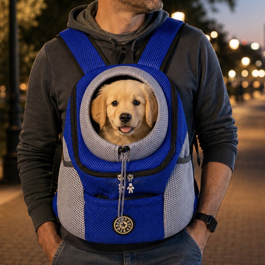 Dog & Cat Backpack Carrier for Hiking & Travel