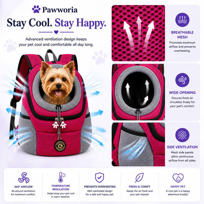 Dog & Cat Backpack Carrier for Hiking & Travel