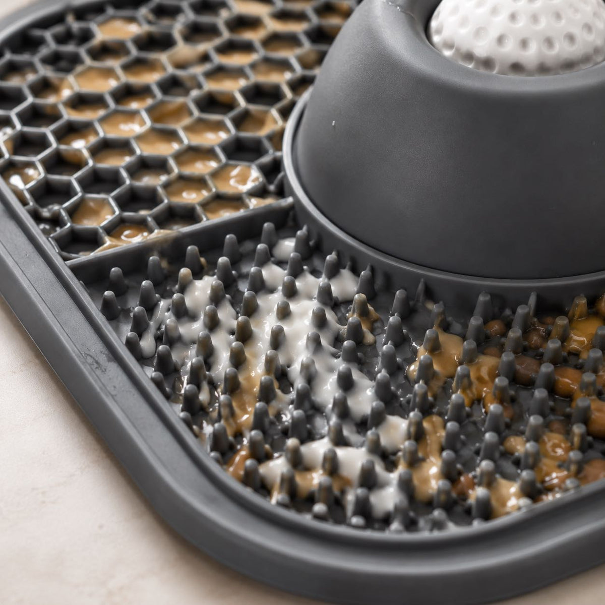 Slow Feeder Dog Bowl & Silicone Lick Mat with Suction Cup