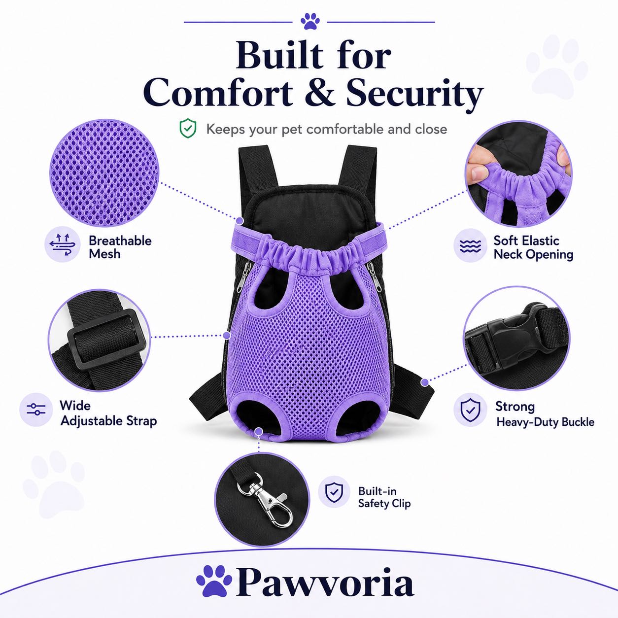 Hands-Free Pet Carrier Backpack