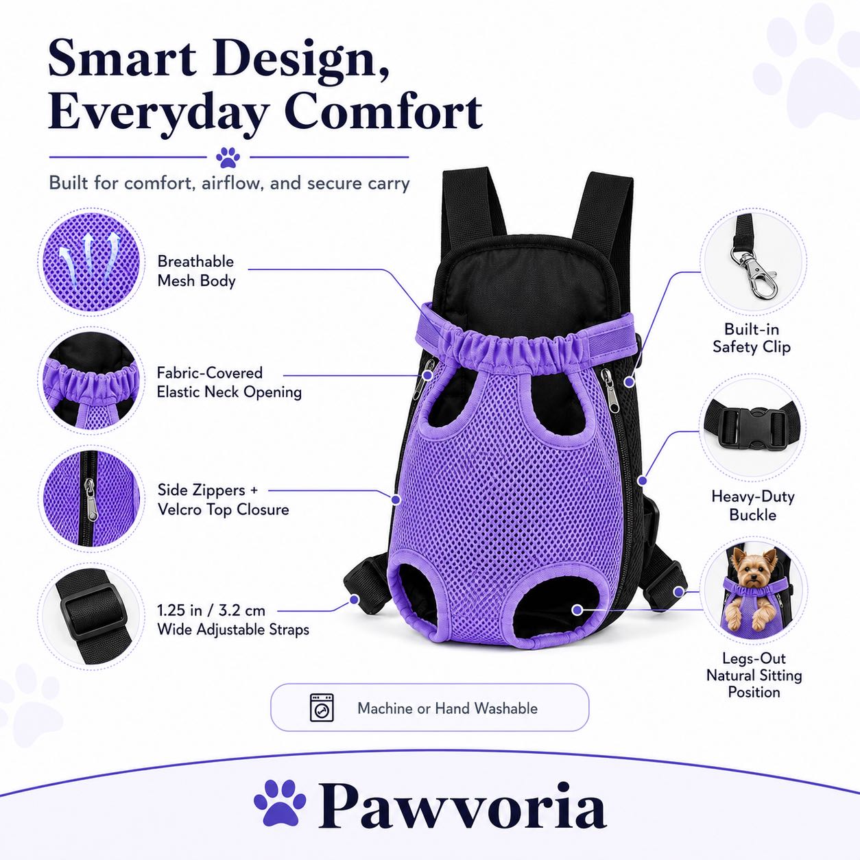 Hands-Free Pet Carrier Backpack