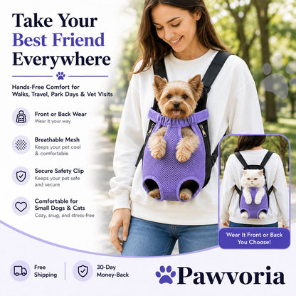 Hands-Free Pet Carrier Backpack