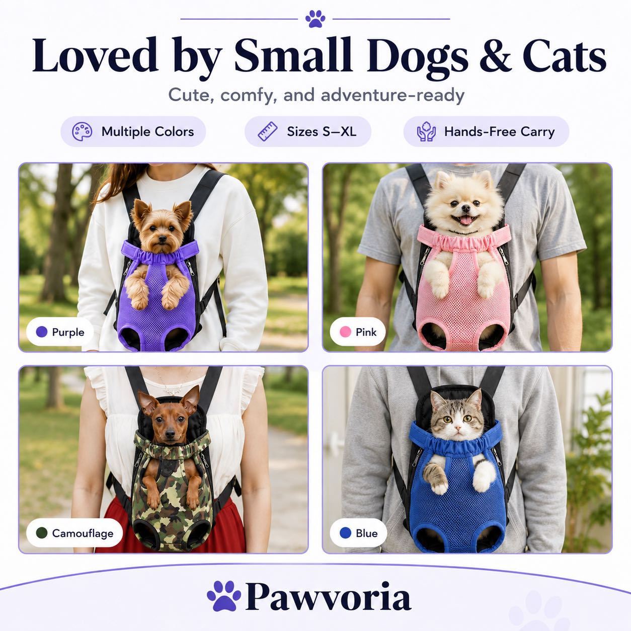 Hands-Free Pet Carrier Backpack