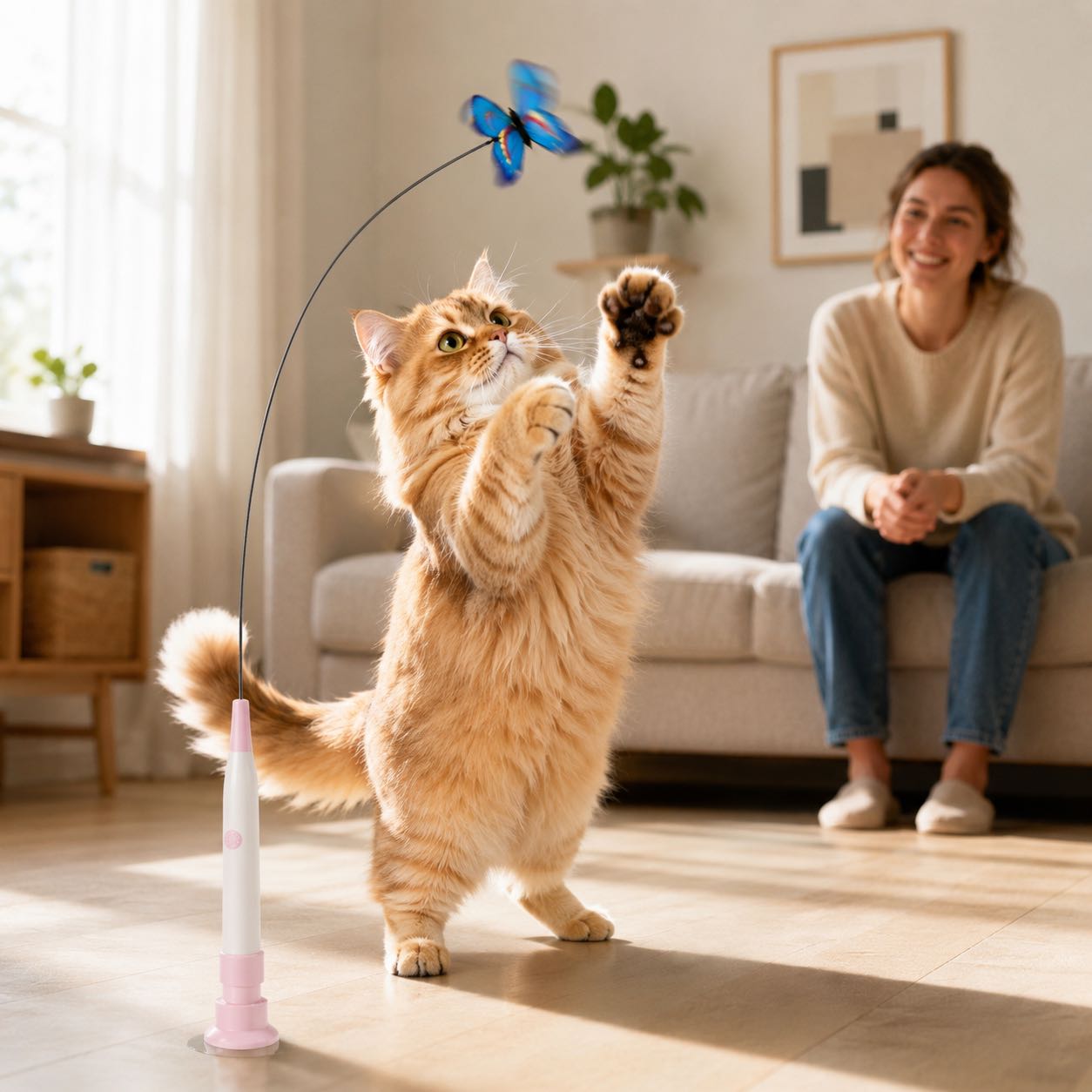 Interactive Butterfly Cat Toy