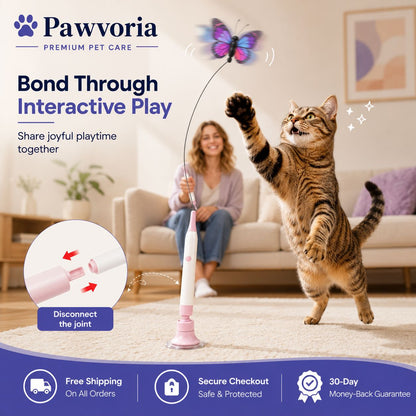 Interactive Butterfly Cat Toy