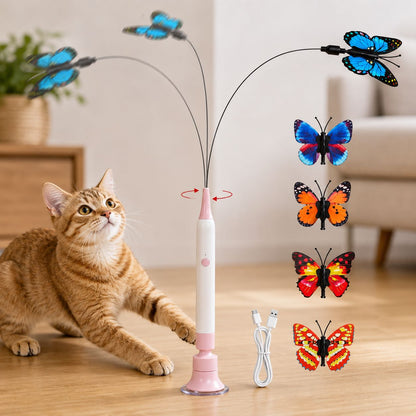 Interactive Butterfly Cat Toy
