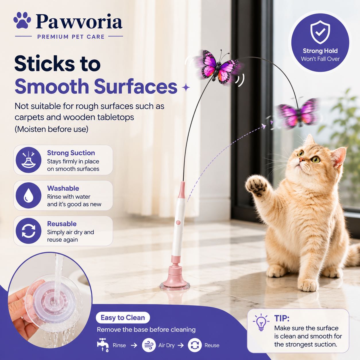 Interactive Butterfly Cat Toy