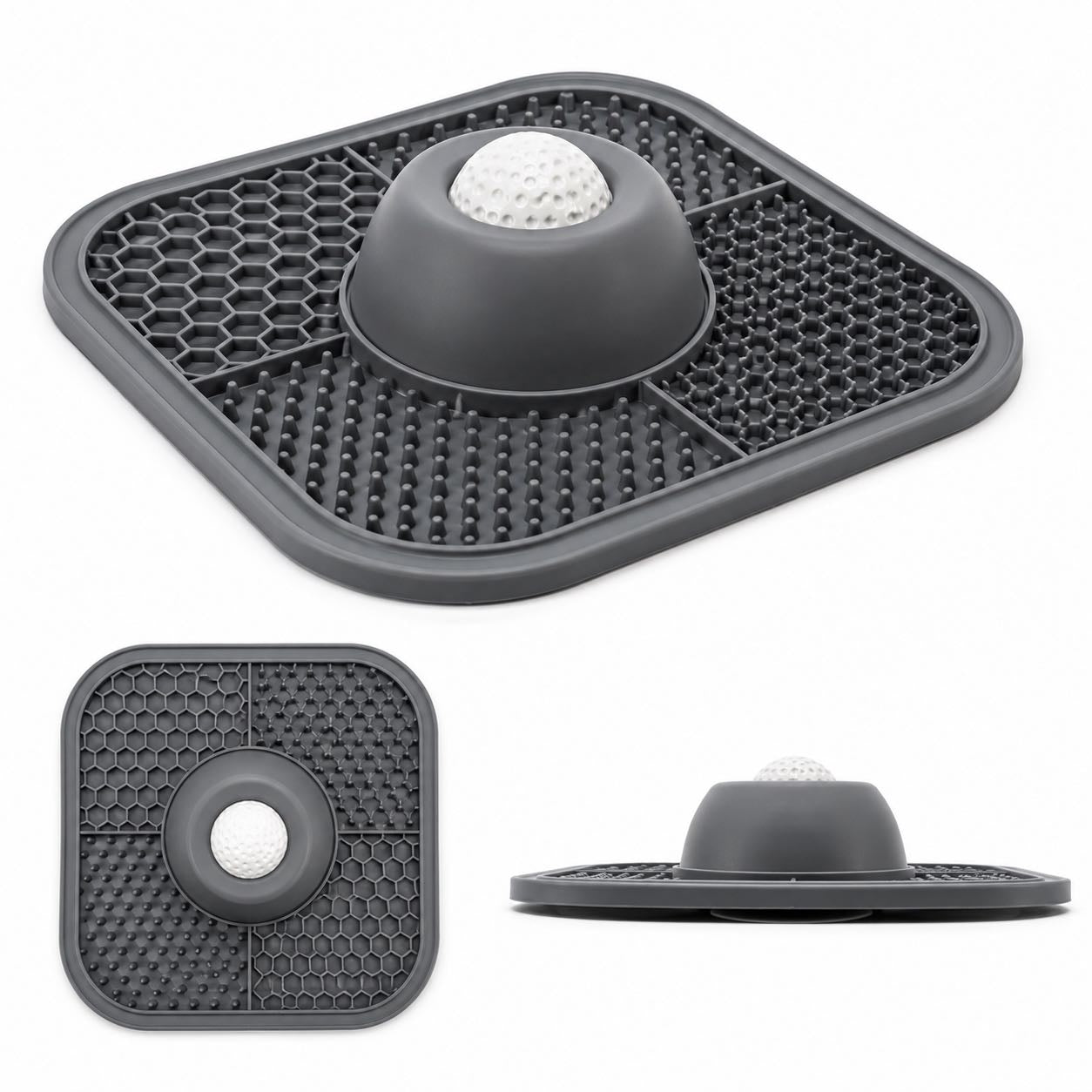 Slow Feeder Dog Bowl & Silicone Lick Mat with Suction Cup