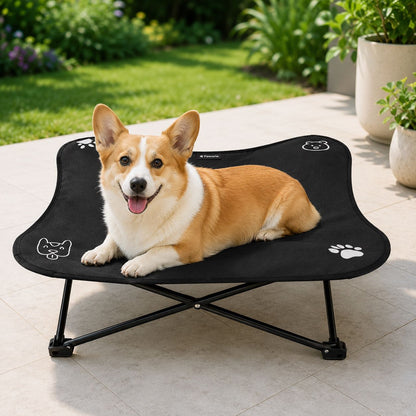 Elevated Dog Bed – Indoor & Outdoor Portable Folding Cot