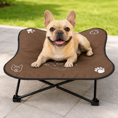 Elevated Dog Bed – Indoor & Outdoor Portable Folding Cot